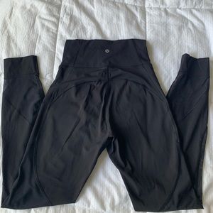 High Waisted Mesh Lululemon Leggings